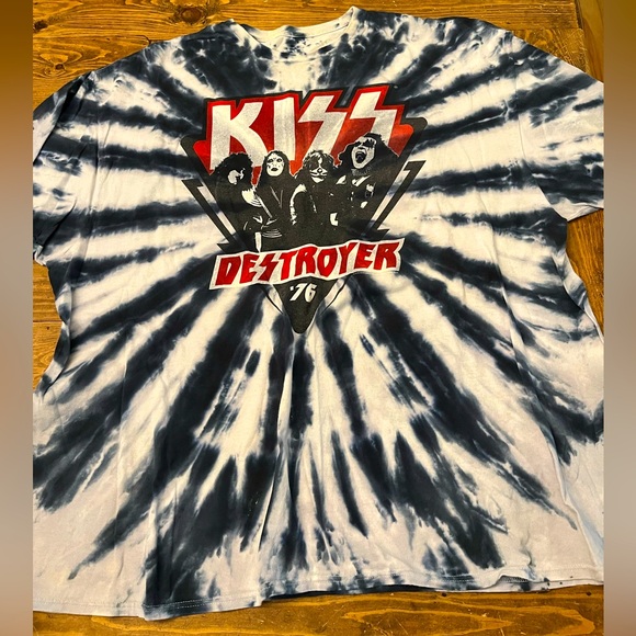 Kiss Other - KISS Destroyer Tie Dye Tshirt adult